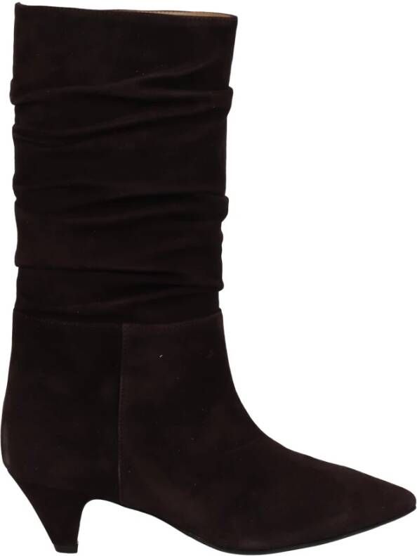 Anna F. Stijlvolle Suede Schoenen Brown Dames