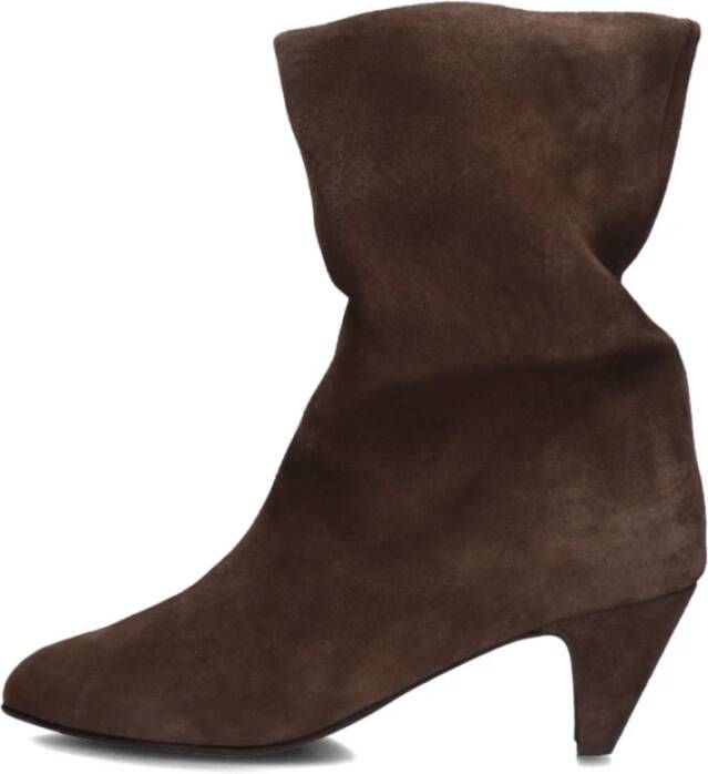 Anonymous Copenhagen Bruin Suède Stiletto Enkellaars Brown Dames