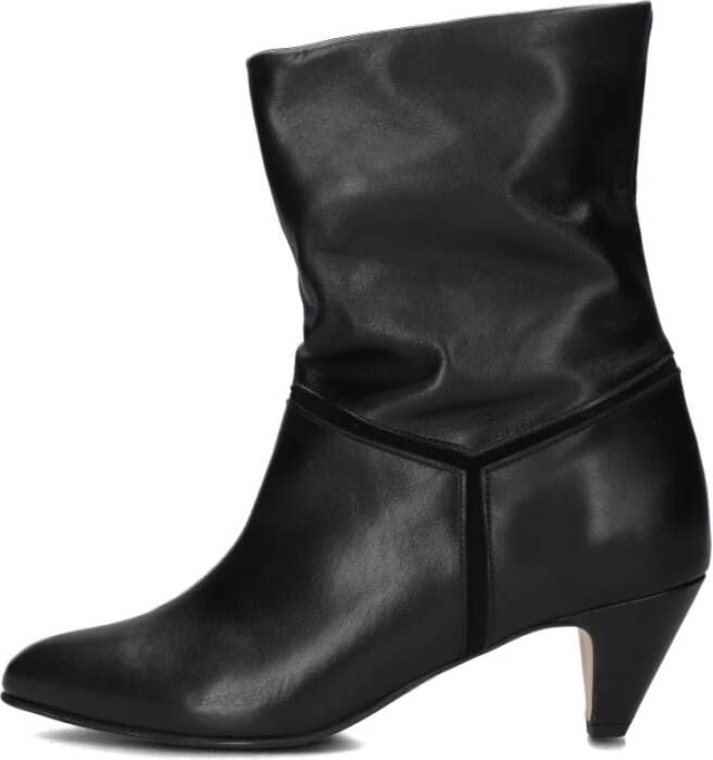 Anonymous Copenhagen Zwarte Leren Stiletto Enkellaars Black Dames