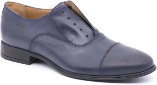 Antica Cuoieria Business Shoes Blue Heren