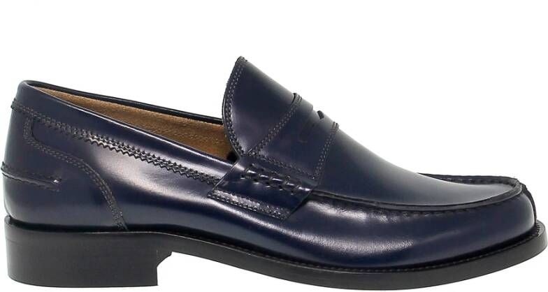 Antica Cuoieria Loafers Blue Heren