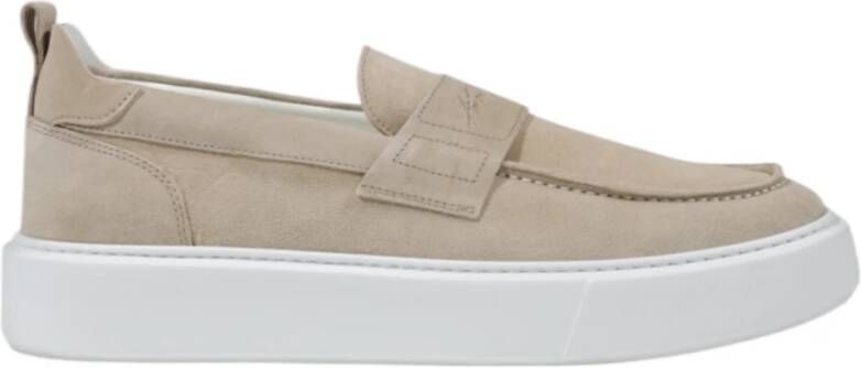 Antony Morato Lage Leren Schoenen Collectie Beige Heren