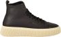 Antony Morato Leren Sneakers met Rubberen Zool Black Heren - Thumbnail 1