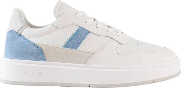 Antony Morato Witte leren sneaker emre stijl White Heren