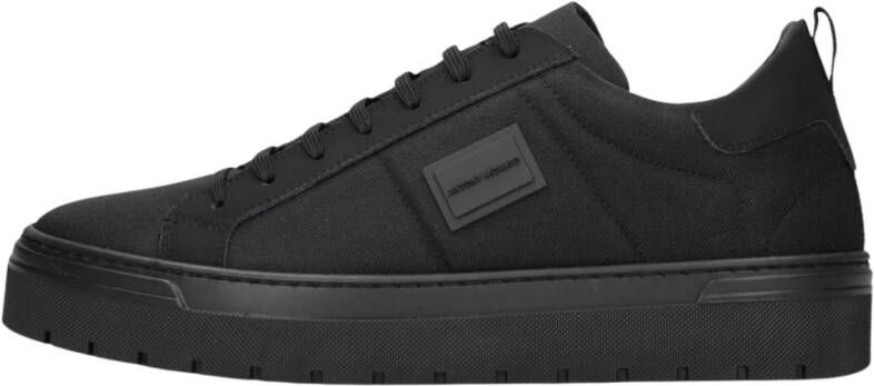 Antony Morato Zwarte Lage Top Sneakers Mmfw01703 Black Heren