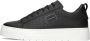 Antony Morato Leather Bold Sneakers Leren Sneaker Heren Zwart - Thumbnail 2