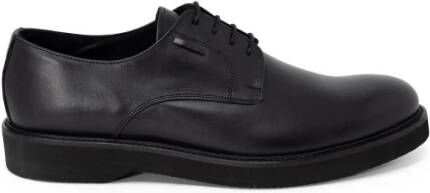 Antony Morato Zwarte Leren Veterschoenen Black Heren