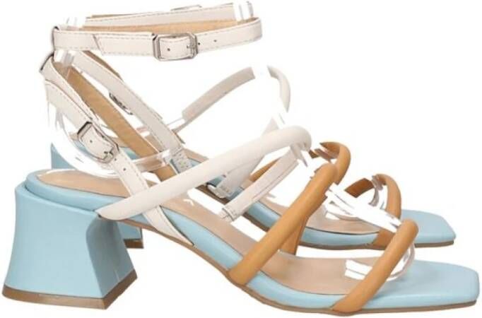 Apepazza Hoge hiel sandalen Blauw Dames