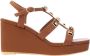 Apepazza Wedge Sandalen Brown Dames - Thumbnail 1