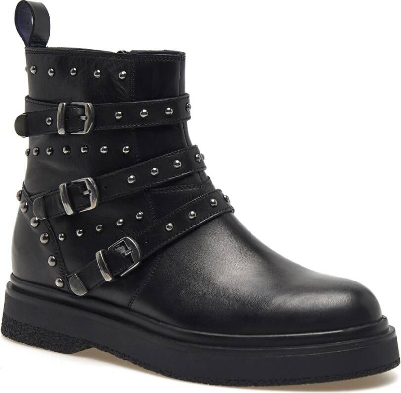 Apepazza Zwarte Haifa Stijlvolle Sneakers Black Dames