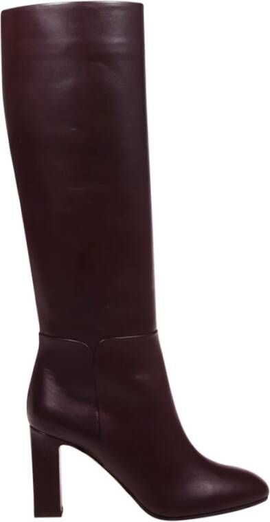 Aquazzura Aubergine Sellier Boot Red Dames