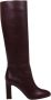 Aquazzura Aubergine Sellier Boot Red Dames - Thumbnail 1