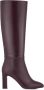 Aquazzura Aubergine Sellier Laarzen Purple Dames - Thumbnail 1