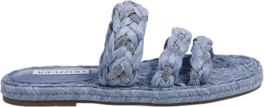 Aquazzura Costiera Espadrille Platte Schoenen Blue Dames