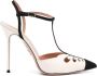 Aquazzura Elegant High Heel Pointed Toe Pumps Beige Dames - Thumbnail 1