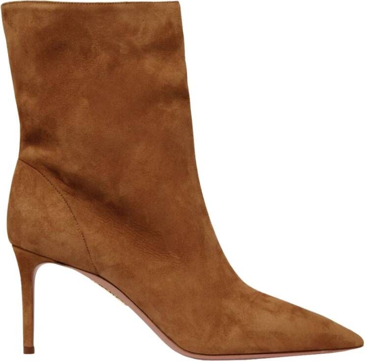 Aquazzura Elegante Bootie voor Vrouwen Brown Dames