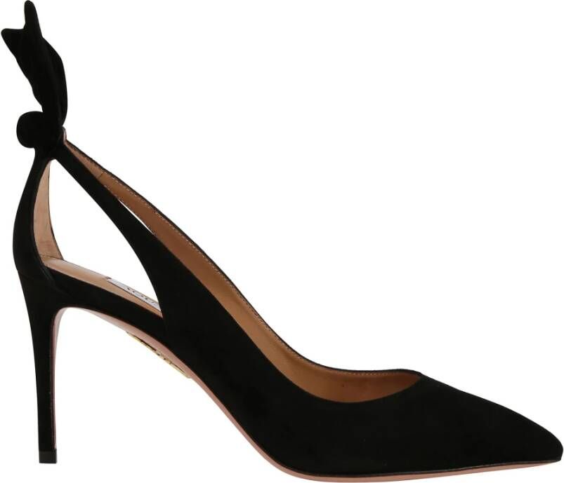 Aquazzura Elegante Bow Tie Pump Schoenen Black Dames