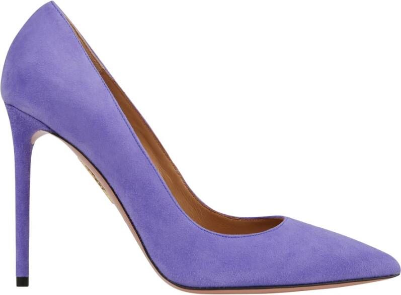 Aquazzura Elegante Pomp voor Pure Stijl Purple Dames