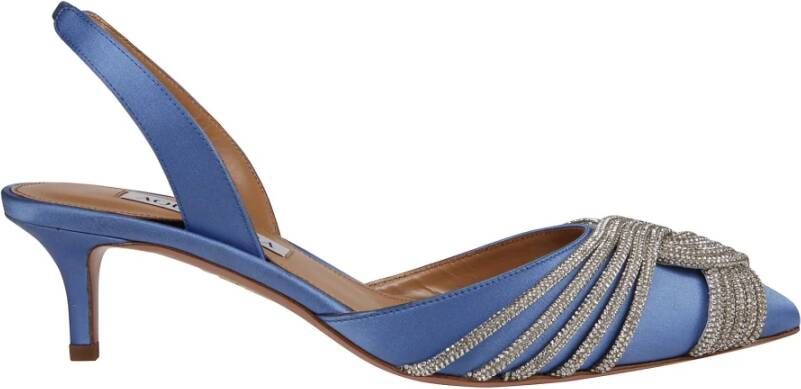 Aquazzura Elegante Slingback Sandalen Blue Dames