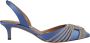 Aquazzura Elegante Slingback Sandalen Blue Dames - Thumbnail 1