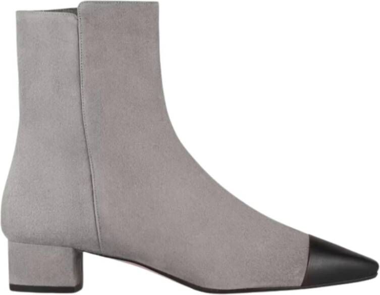 Aquazzura French Flirt Bootie in Grijs Suède Gray Dames