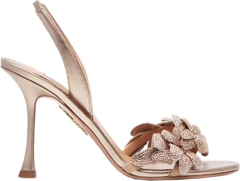 Aquazzura Galactic Flower Sandalen Pink Dames