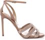 Aquazzura Glitter Enkelband Sandalen Nude Beige Dames - Thumbnail 1