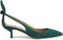 Aquazzura Groene Pumps voor Vrouwen Elegante Stijl Green Dames - Thumbnail 1