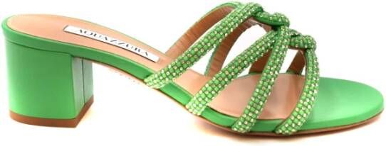 Aquazzura Stijlvolle Sandalen Green Dames