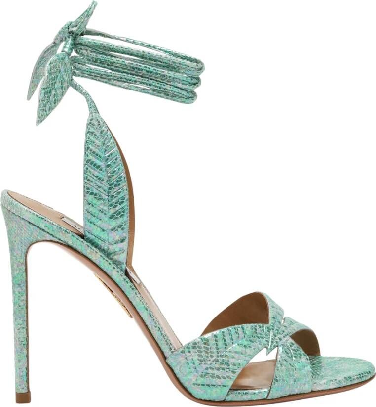 Aquazzura Hoge hak sandaal Green Dames