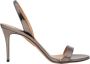 Aquazzura Metallic Stiletto Sandalen So Nude Gray Dames - Thumbnail 1