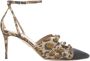 Aquazzura Pre-owned Cotton heels Brown Dames - Thumbnail 1