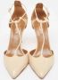 Aquazzura Pre-owned Fabric heels Beige Dames - Thumbnail 1