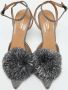 Aquazzura Pre-owned Fabric sandals Gray Dames - Thumbnail 1