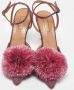 Aquazzura Pre-owned Fabric sandals Pink Dames - Thumbnail 1