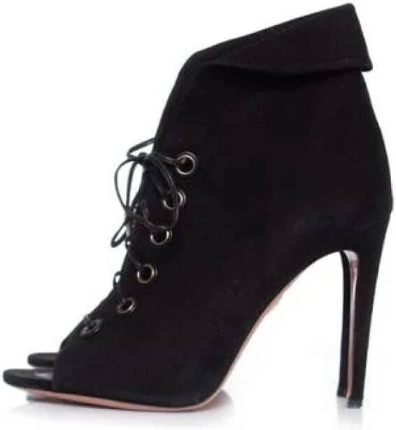 Aquazzura Pre-owned Laarzen Black Dames