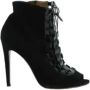 Aquazzura Pre-owned Leather boots Black Dames - Thumbnail 1