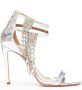 Aquazzura Pre-owned Leather heels Gray Dames - Thumbnail 1