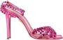 Aquazzura Pre-owned Leather heels Pink Dames - Thumbnail 1