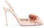 Aquazzura Pre-owned Leather heels Pink Dames - Thumbnail 1