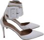 Aquazzura Pre-owned Leather heels White Dames - Thumbnail 1