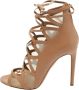 Aquazzura Pre-owned Leather sandals Beige Dames - Thumbnail 1