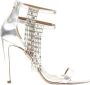 Aquazzura Pre-owned Leather sandals Gray Dames - Thumbnail 1