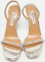 Aquazzura Pre-owned Leather sandals Gray Dames - Thumbnail 1