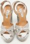 Aquazzura Pre-owned Leather sandals Gray Dames - Thumbnail 1