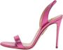 Aquazzura Pre-owned Leather sandals Pink Dames - Thumbnail 1