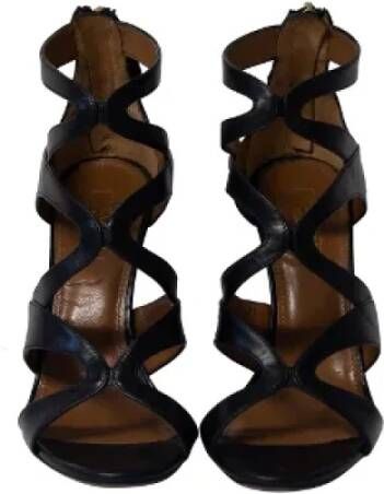 Aquazzura Pre-owned Sandalen Black Dames