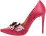 Aquazzura Pre-owned Satin heels Pink Dames - Thumbnail 1