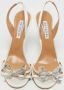 Aquazzura Pre-owned Satin sandals White Dames - Thumbnail 1