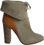 Aquazzura Pre-owned Suede boots Beige Dames - Thumbnail 1